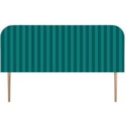 RNT by Really Nice Things Cabecero tapizado terciopelo a rayas 160x97cm