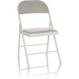 hjh OFFICE Silla de piel sintética gris