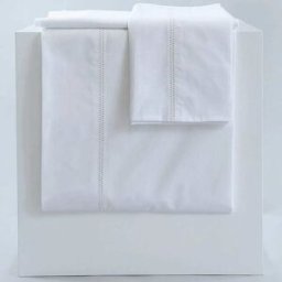 Casa da Laura Sábanas 100% algodón 200 hilos bordado blanco cama 105 1 almohada 45