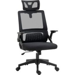Vinsetto Silla de oficina 60x61x121.5 cm negro