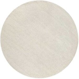Wecon Home Alfombra redonda crudo diseño tufting a mano en relieve 200 rd.