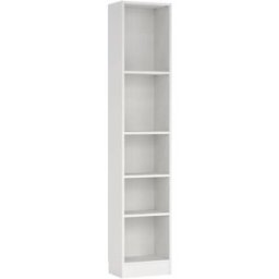 WellHome Librería de 4 estantes 40x26x203cm color Blanco