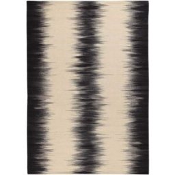 Carpet Living Alfombra de decoración en lana negra 160x230cm