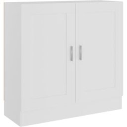 Maison Chic Estantería estantería librería madera blanco 82,5x30,5x80 cm