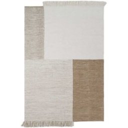 Carpet Living Alfombra de decoración en lana yute beige 160x230cm