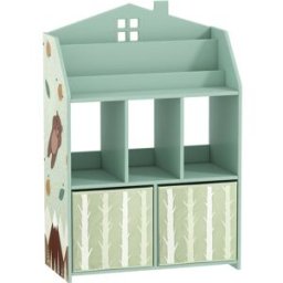 AIYAPLAY Estantería infantil 62.5x30x91.5 cm verde