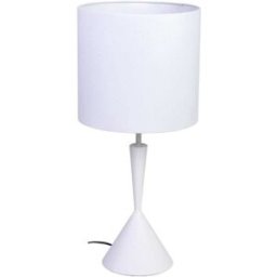 Wanderlust deco Lámpara de mesa de metal blanco 30x30x52/66h cm