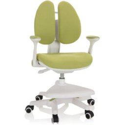 hjh OFFICE Silla para niños tela verde