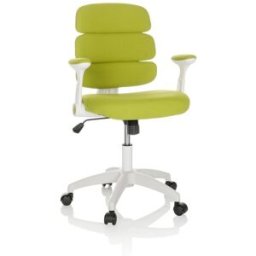 hjh OFFICE Silla giratoria para niños tela verde