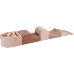 MeowBaby Parque infantil - bloques de escalada con piscina de bolas para niños