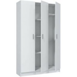 Dmora Armario multiuso grande madera nobilitada blanco