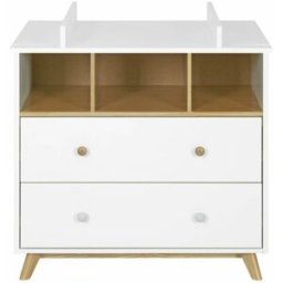 ID Kids Cómoda bebe blanco y madera