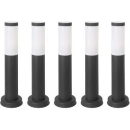 FORLIGHT Baliza Exterior de Jardín (5uds) 23W Acero Inox. Koral