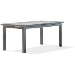 dcb garden Mesa de jardín de aluminio y tablero cerámica