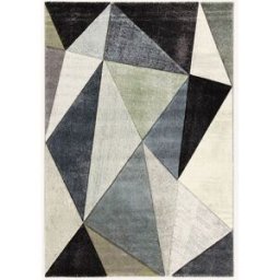 Carpet Living Alfombra de decoración en tela verde 160x230cm