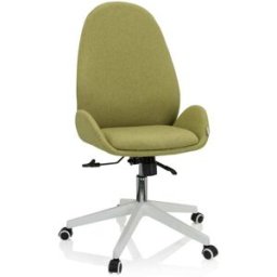 hjh OFFICE Silla home office tela verde
