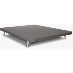 Morfeo Base tapizada 3D gris Diseño nórdico premium 105x200