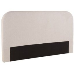 MACABANE Cabecero tapizado para camas de 160/180 cm color beige