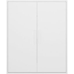 Unique Armario para buhardilla madera blanco