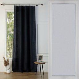 Febronie Cortina lino 140x290 carbón