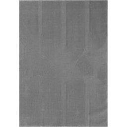 The carpet Alfombra diseño salón moderno art curve duradero, gris, 200 x 290 cm