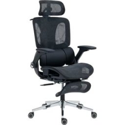 Homcom Silla de oficina 67x74x132 cm negro