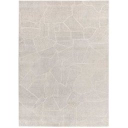 Atticgo Alfombra abstracta crema/gris 160x230 cm