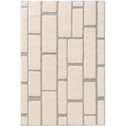Benuta Alfombra crema/gris 250x350