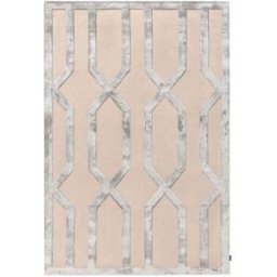 Benuta Alfombra crema/gris 160x230