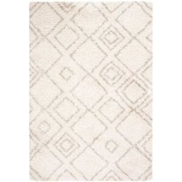 Safavieh Alfombra beige/blanco 155 x 229 cm