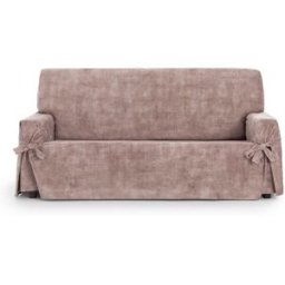 Eysa Funda sofá 2 plazas antimanchas con lazos rosa 140 - 180cm