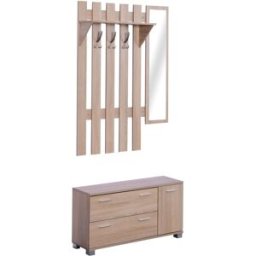 Homcom Mesa centro elevable 90x21.5x116 cm roble