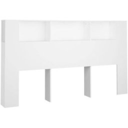 Maison Chic Mueble cabecero madera blanco 180x18,5x104,5 cm