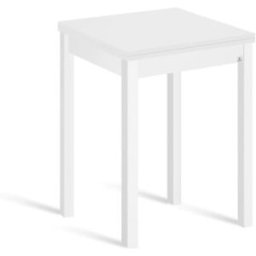 Portus Mesa cocina alta extensible libro 65(130)x65cm blanco pata blanco
