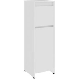 Maison Chic Armario de baño madera contrachapada blanco 30x30x95 cm
