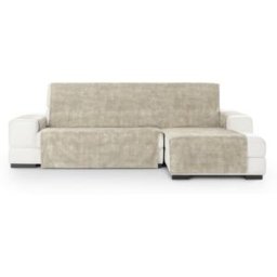 Eysa Funda de sofá chaise longue extra práctica derecha beige 290 cm