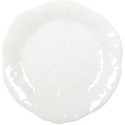 Aulica Plato plano blanco en melamina 27x27x2cm - lote de 6