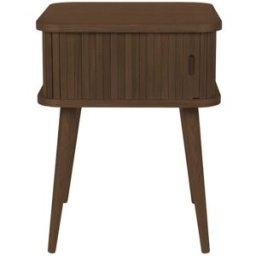 Zuiver Mesa auxiliar de madera de nogal