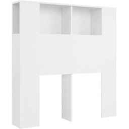 Maison Chic Mueble cabecero madera blanco 100x18,5x104,5 cm