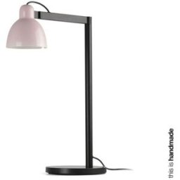 FARO BARCELONA Lámpara de sobremesa cerámica rosa brillo 25x47.4x57.5 cm