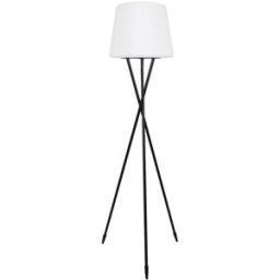 LUMISKY Lámpara de pie inalámbrica gris h150cm