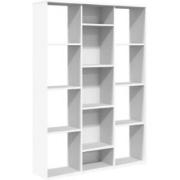 Maison Chic Divisor/estantería de espacio madera blanco 100x24x140cm