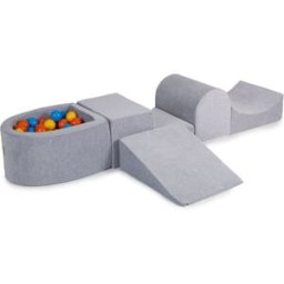 MeowBaby Parque infantil - bloques de escalada con piscina de bolas para niños