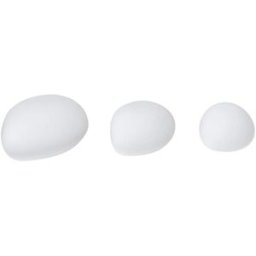 Lindby Lámpara solar de plástico blanco