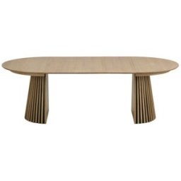 Moloo Mesa extensible 10/12 personas ø120cm (160/200/240) roble