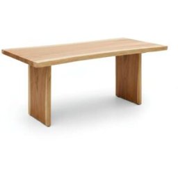 Wabi Home Mesa de comedor de madera maciza 220x100 cm