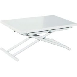 Home Heavenly Mesa centro convertible en mesa comedor color blanco
