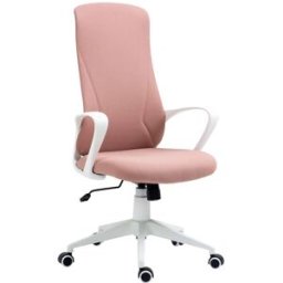 Vinsetto Silla de oficina 62x56x119.5 cm rosa