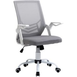 Vinsetto Silla de oficina 62.5x55x104 cm gris