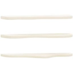 Decowood Pack 3 estanterias de microcemento en tono blanco roto de 100cm